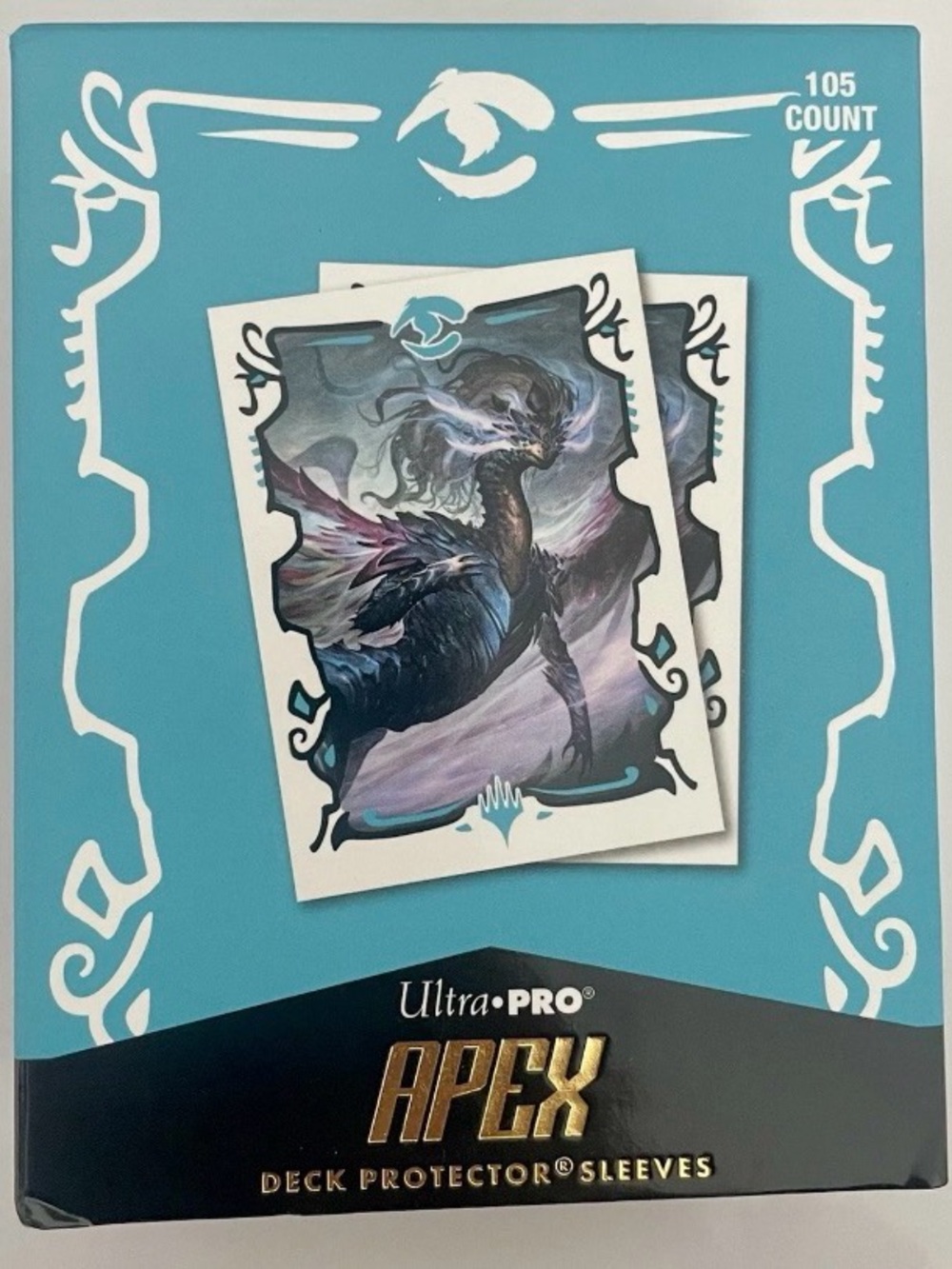 Ultra PRO APEX Deck Protector Sleeves - Teal Artwork